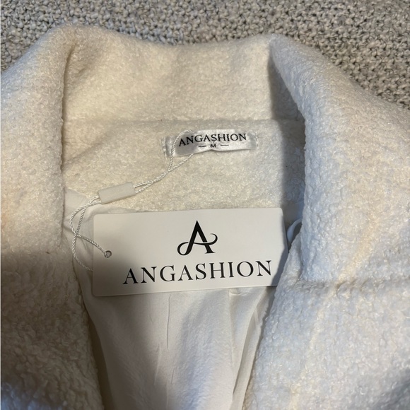 Angashion Long Sherpa Coat - Picture 6 of 9